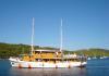 Tradicionalni brod za krstarenje Kalipsa - drveni motorni jedrenjak 1952  najam plovila Opatija