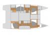 Fountaine Pajot Tanna 47 2024  6 kabina