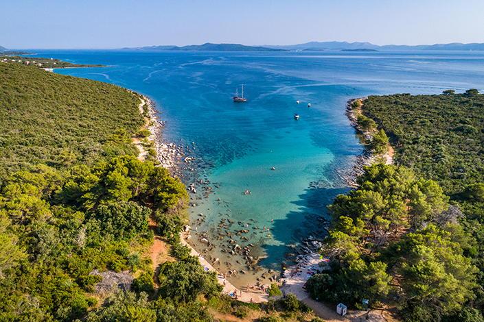 Plaže - Muline, Ugljan