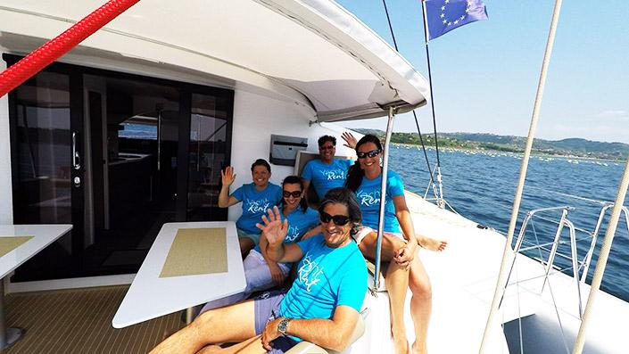 Trimaran Neel 45 and our team :)