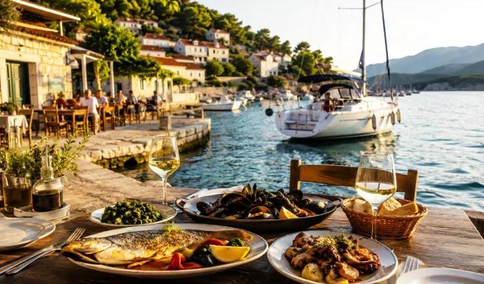 Gastronomija hrvatske obale tijekom krstarenja