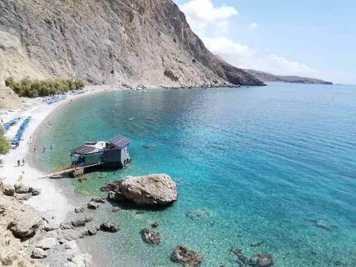 Plaža Glyka Nera, Kreta